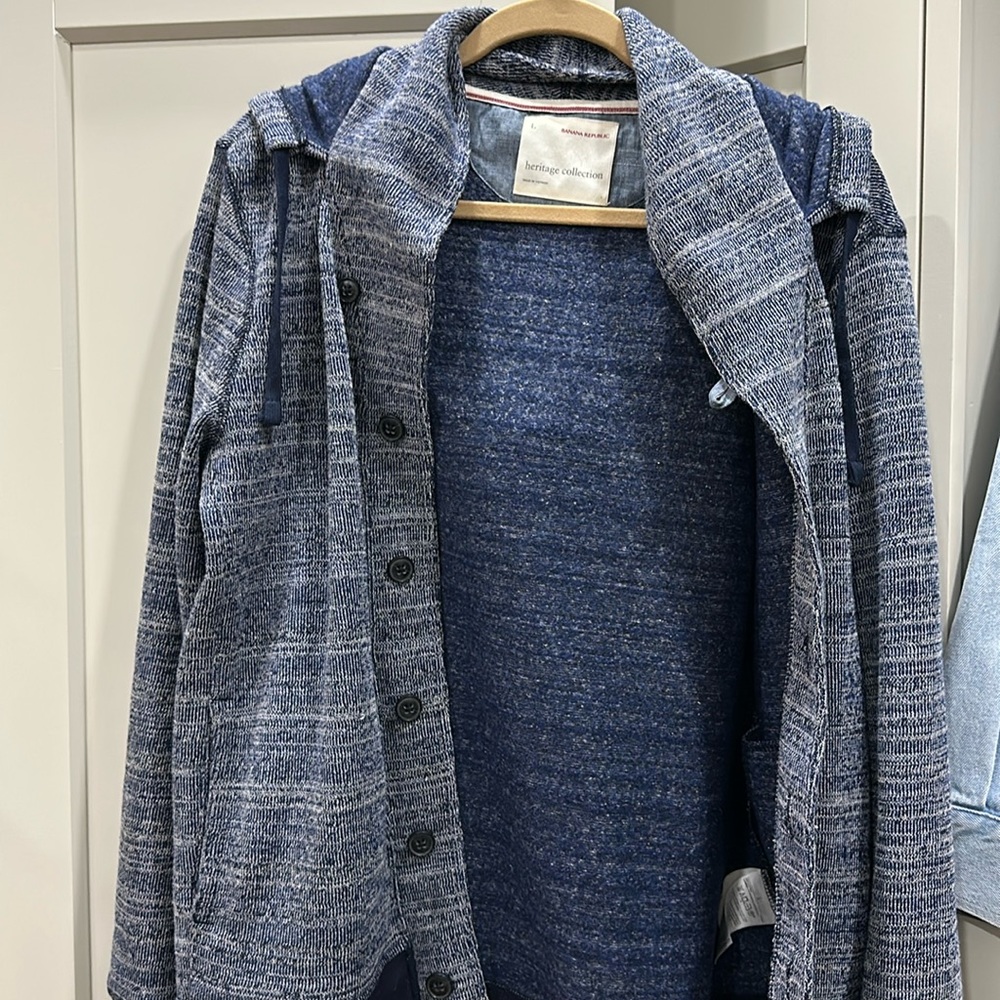 Banana republic men’s sweater jacket